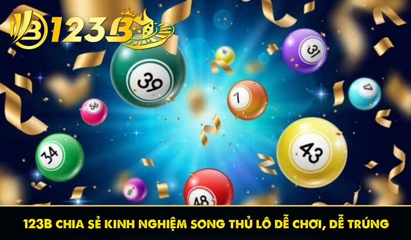123B chia sẻ kinh nghiệm song thủ lô dễ chơi, dễ trúng
