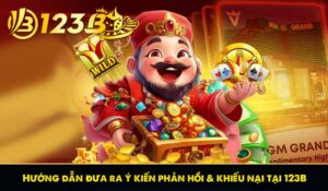 Hướng dẫn đưa ra ý kiến phản hồi & khiếu nại tại 123B