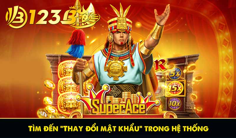 Tìm đến "Thay đổi mật khẩu" trong hệ thống