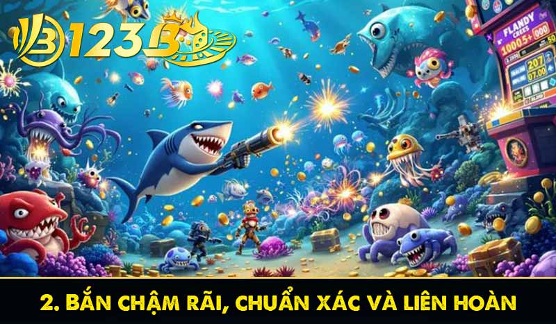 2. Bắn chậm rãi, chuẩn xác và liên hoàn